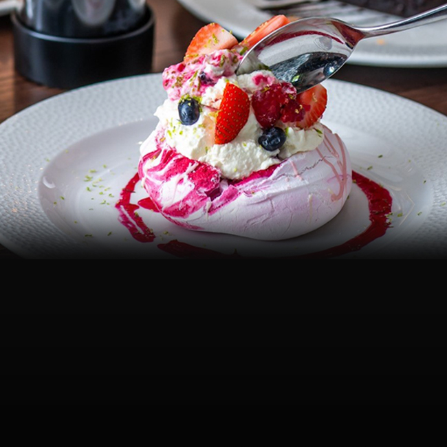 Dessert menu at The Plough