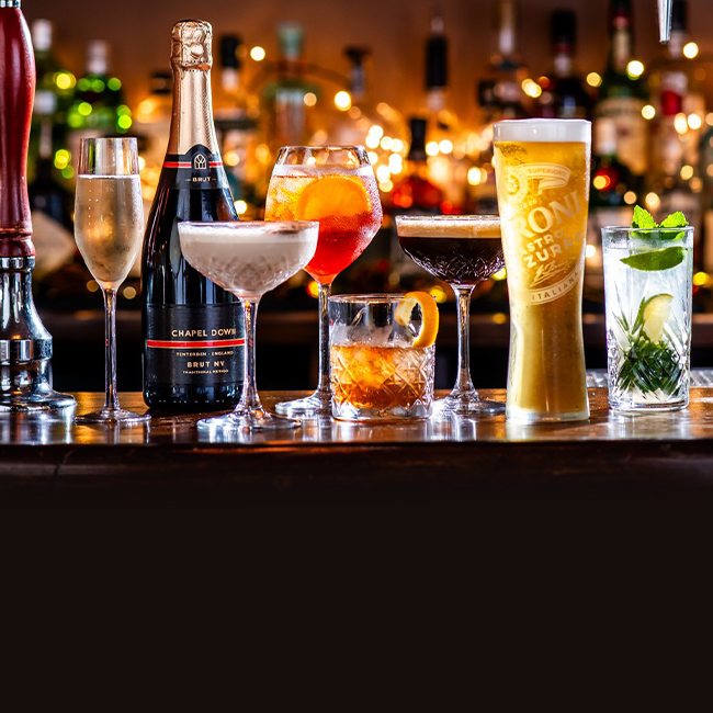 Wine & Drinks menu at The Plough