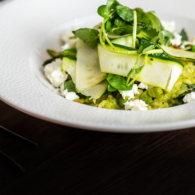 Vegan menu at The Plough
