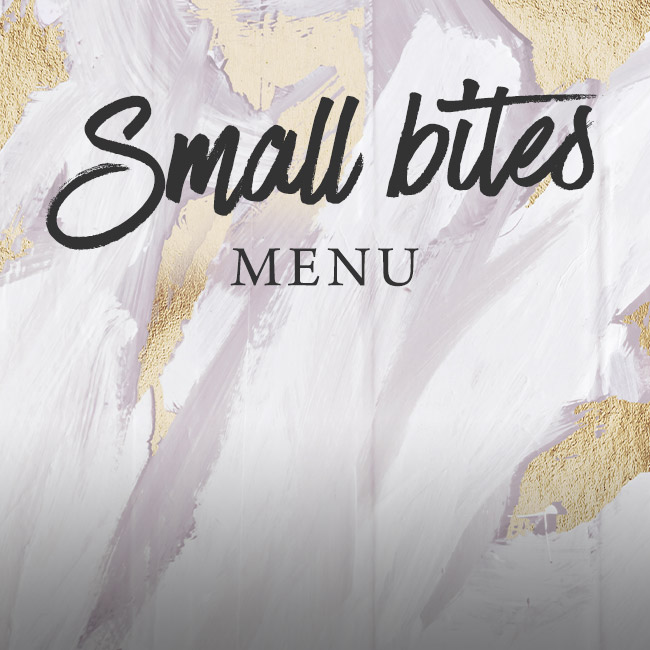 Small Bites menu at The Plough 